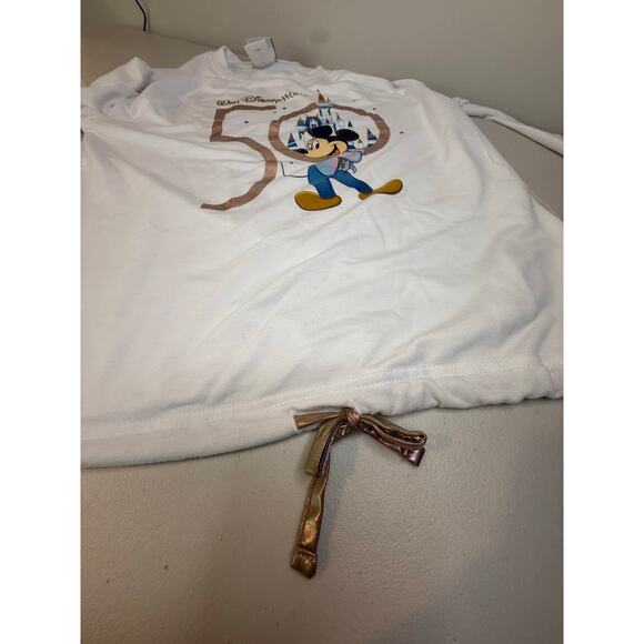 Walt Disney World 50th Anniversary Mickey Mouse Lighweight Sweatshirt Size Small - Picture 8 of 10